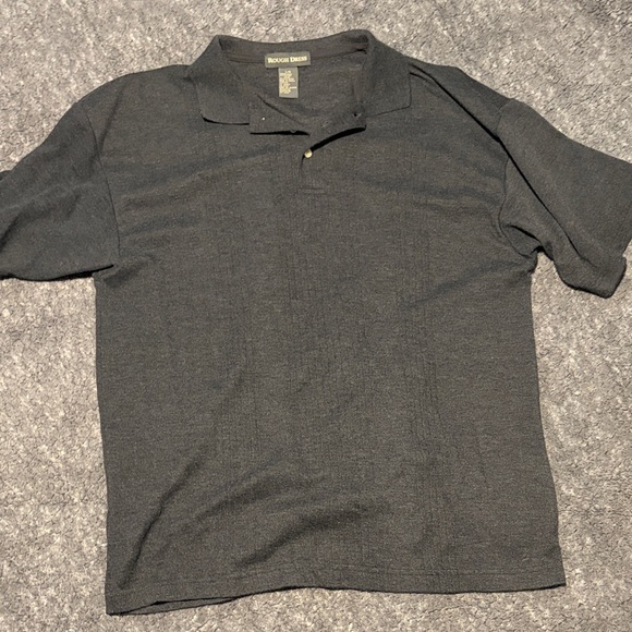 Rough Dress Other - Men's Dark Gray Polo Shirt